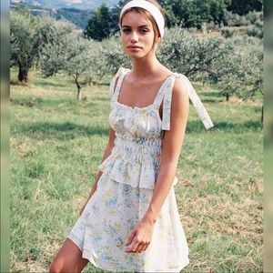 With Jean summer dress 💐